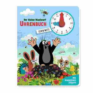 Uhrenbuch Der Kleine Maulwurf, 10 Seiten, ab 3 Jahren,, TRÖTSCH