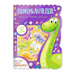 Beschäftigungsbuch Dinosaurier, 32 Seiten,, TRÖTSCH