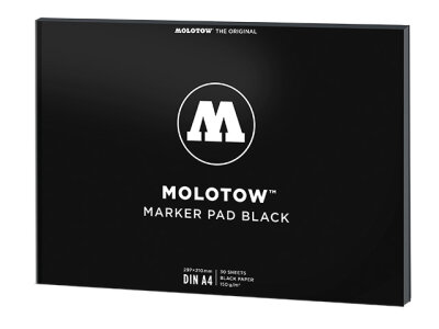 Molotow Black Pad A4 schwarz