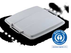 Durable Deckel für Abfalltonne 90l gr Eco für DURABIN® quadratisch