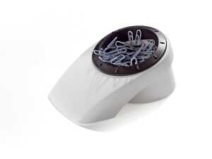 Durable Klammernspender 144x92x63mm ws inklusive 100 Briefklammern