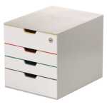 Durable Schubladenbox 292 x 356 280 mm 4 farb.Schubladen...