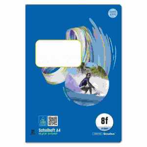 Staufen Schulheft A4 16Bl 80g Lin8f Style rautiert mit Rand