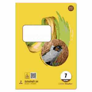 Staufen Schulheft A4 32Bl 80g Lin7 Style kariert 7mm