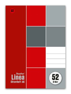 Staufen Oktavheft A6 32Bl 70g Lin22 Linea kariert