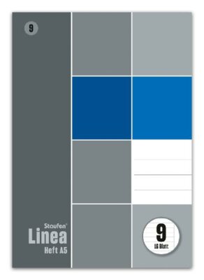 Staufen Schulheft A5 16Bl 80g Lin9 Linea liniert mR