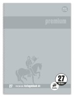 Staufen Collegeblock A4 80Bl 90g Lin27 Premium O grau...