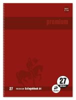 Staufen Collegeblock A4 80Bl 90g Lin27 Premium O rot...