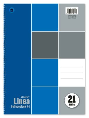 Staufen Collegeblock A4 80Bl 60g Lin21 Linea O liniert mIR hfrei