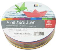 Staufen Faltblätter tauchgefärbt 60g/qm 12cm...