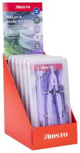 Aristo TopLine Set Zirkel und FMS 0,5 6er Display, ART Series sortiert