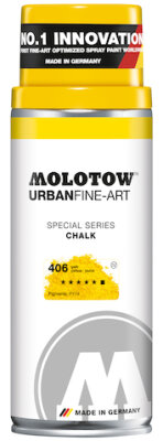 Molotow Kreidespray CHALK, URBAN FINE-ART 400ml, gelb