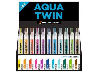 Molotow Twinmarker Aqua Twin Display 192 Stück