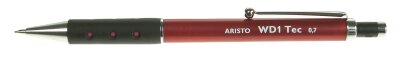 Aristo Feinminenstift WD1 Tec 0.7 rot, Gummigriffzone, Metallclip