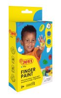 JOVI Fingerfarben farbig sortiert 6er Schachtel, 35ml