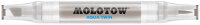 Molotow Twinmarker Aqua Twin 1mm/2-6mm #037 warmgrau 02