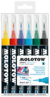 Molotow Pump Softliner Aqua 1mm Etui Basic-Set 1 6...