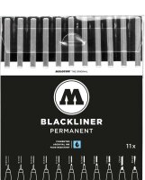 Molotow BLACKLINER Permanent Complete Set 11er Etui,...