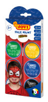 JOVI FACE PAINT HEROES Schminke 6 Dosen farbig sortiert,...