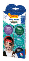 JOVI FACE PAINT PIRATES Schminke 6 Dosen farbig sortiert,...