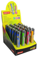 Radierstift Flomo Display 24, je 6 x blau, pink,...