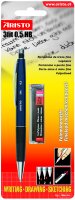 Aristo Feinminenstift 3Fit 0.5 blau, Ersatzminen, im Blister