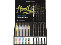 Molotow Twinmarker Aqua Twin & Blackliner Display 60...