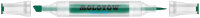 Molotow Twinmarker Aqua Twin 1mm/2-6mm #015 dunkelgrün