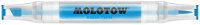 Molotow Twinmarker Aqua Twin 1mm/2-6mm #012 cyan