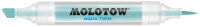 Molotow Twinmarker Aqua Twin 1mm/2-6mm #013 türkisblau