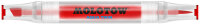 Molotow Twinmarker Aqua Twin 1mm/2-6mm #005 zinnoberrot