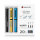 Sheaffer Kalligraphie Maxi Kit Feder B/M/F FFH Schwarz, Gelb, Blau + 20 Patr.