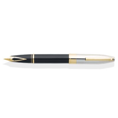 Sheaffer Füllhalter Legacy F Schwarzlack und Palladiumkappe