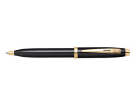 Sheaffer Kugelschreiber 100 SS -schwarzlack mit goldfarbenen Beschlägen