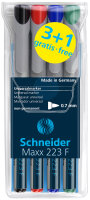 Schneider Universalmarker Maxx 223 F non-per. Etui 4...