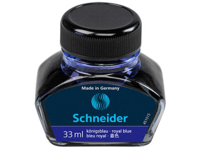 Schneider Tintenfass 33 ml königsblau, mit flüssiger Tinte