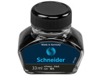 Schneider Tintenfass 33 ml schwarz, mit flüssiger Tinte