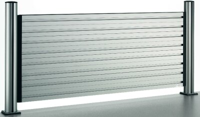 Novus SlatWall-Komplettlösung 100 cm mit 2 TSS-Säulen 445 + 4 Elementen