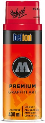 Molotow Sprühdose belton Premium Lackspray 400ml, Nr. 032, MAD C kirschrot