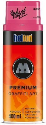 Molotow Sprühdose belton Premium Lackspray 400ml, Nr. 059, MAD C psycho pink