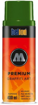 Molotow Sprühdose belton Premium Lackspray 400ml, Nr. 165, moosgrün