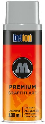 Molotow Sprühdose belton Premium Lackspray 400ml, Nr. 227, felsengrau