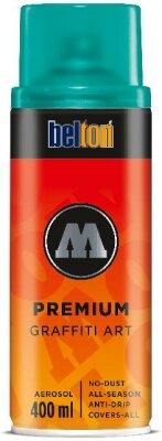 Molotow Sprühdose belton PremiumTransparent 400ml, Nr. 244, lagunenblau