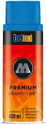 Molotow Sprühdose belton Premium Neon 400ml, Nr. 235, neonblau