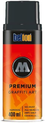 Molotow Sprühdose belton Premium Lackspray 400ml, 222-1, anthrazitgrau dunkel