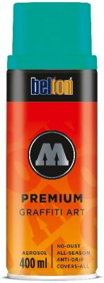 Molotow Sprühdose belton Premium Neon 400ml, Nr. 235-1, neontürkis