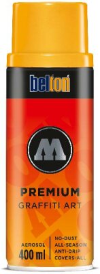 Molotow Sprühdose belton Premium Lackspray 400ml, Nr. 010, melonengelb