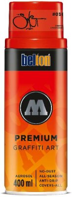 Molotow Sprühdose belton Premium Lackspray 400ml, Nr. 016, SWET100 verkehrsrot