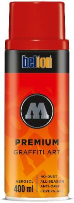 Molotow Sprühdose belton Premium Lackspray 400ml, Nr. 033, signalrot