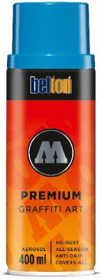 Molotow Sprühdose belton Premium Lackspray 400ml, Nr. 094, schockblau